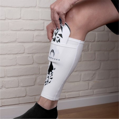 Caneleiras Rebel branco/preto