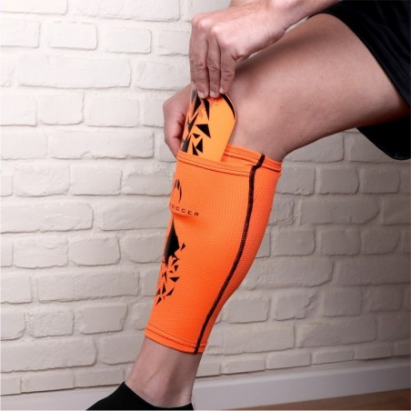 Caneleiras Rebel laranja/preto