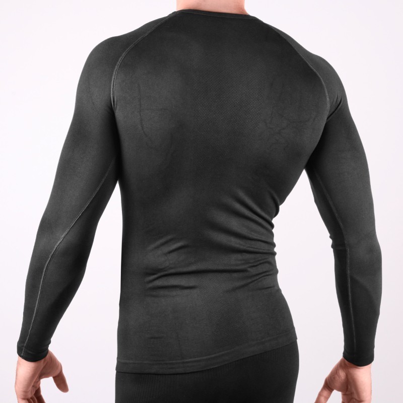 Camisola térmica manga comprida preto Camisola térmica manga comprida preto