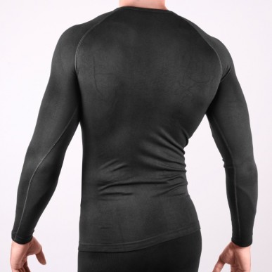Camisola térmica manga comprida preto