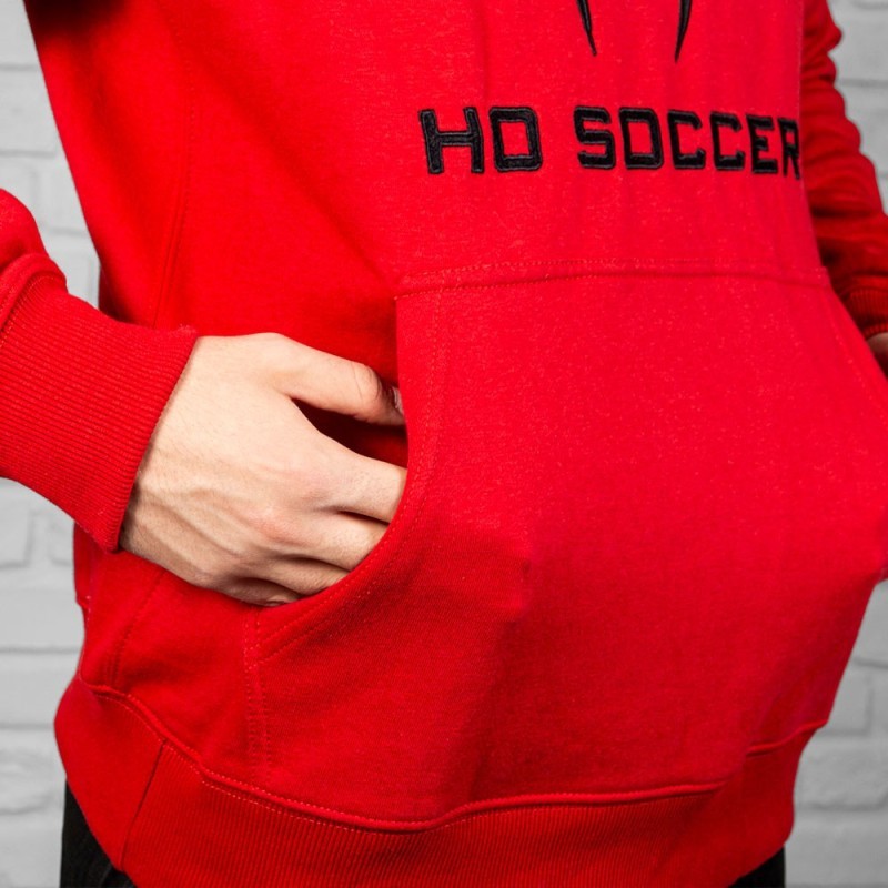 Hoodie ho soccer vermelho