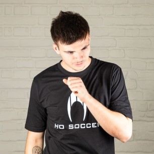 T-shirt ho soccer preto