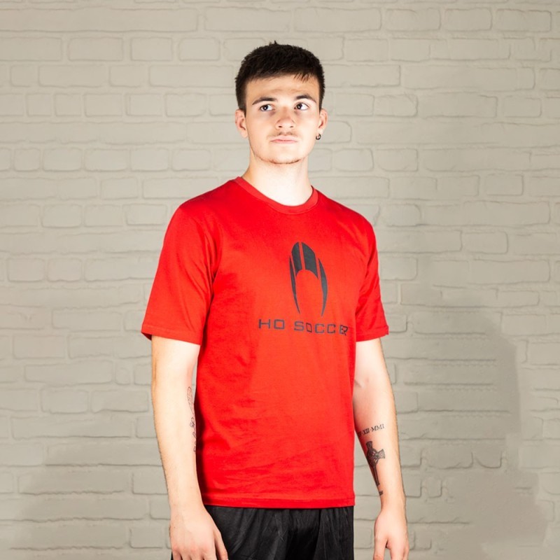 T-shirt ho soccer vermelho