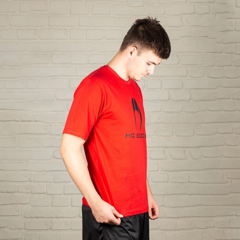 T-shirt ho soccer vermelho