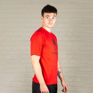 T-shirt ho soccer vermelho