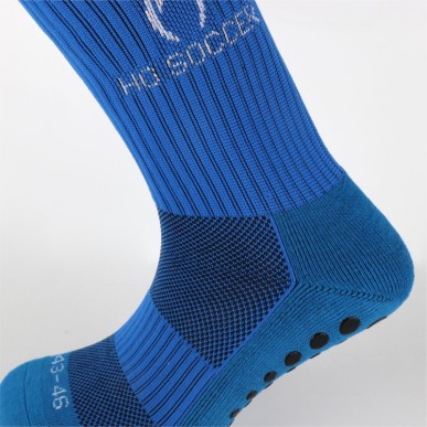 Meias desportiva antiderrapante azul