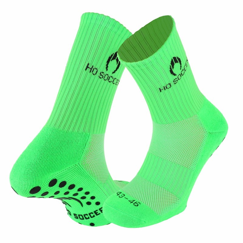 Meias desportiva antiderrapante verde