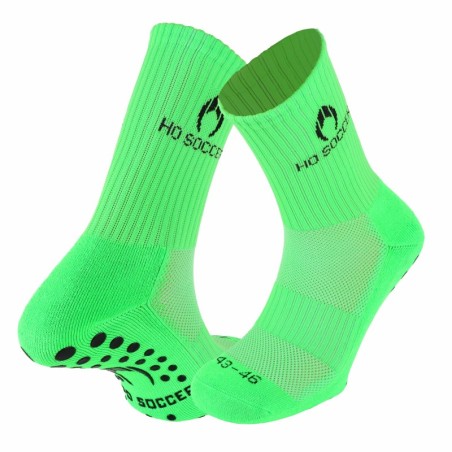 Meias desportiva antiderrapante verde