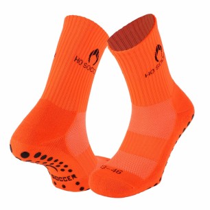 Meias desportiva antiderrapante laranja