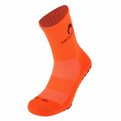 Meias desportiva antiderrapante laranja