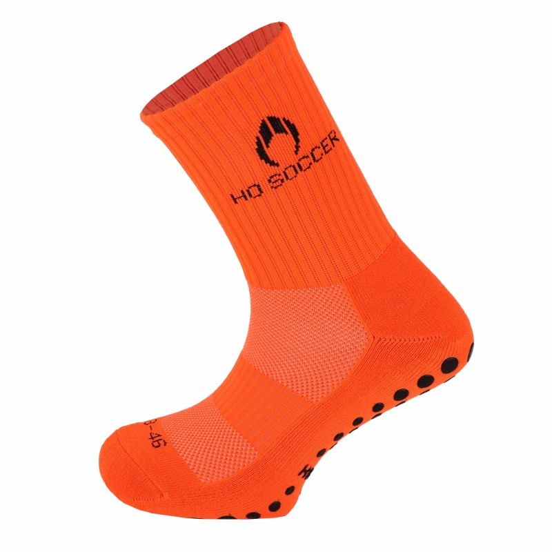 Meias desportiva antiderrapante laranja Meias desportiva antiderrapante laranja