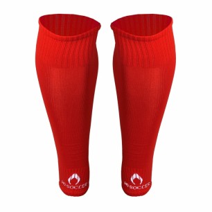 Meias desportivas tubulares vermelho