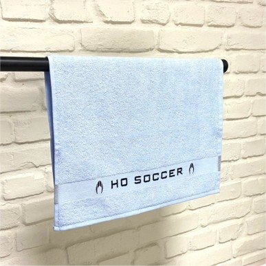 Toalha ho soccer azul/preto