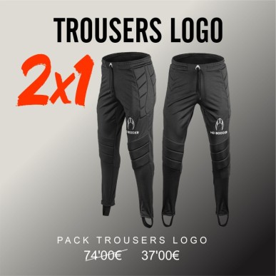 Pack Calças Guarda-Redes Logo Adulto 2x1