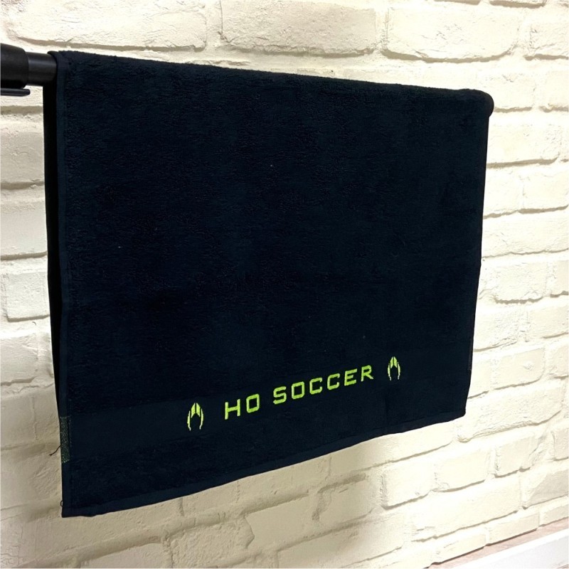 Toalha ho soccer preto/lime