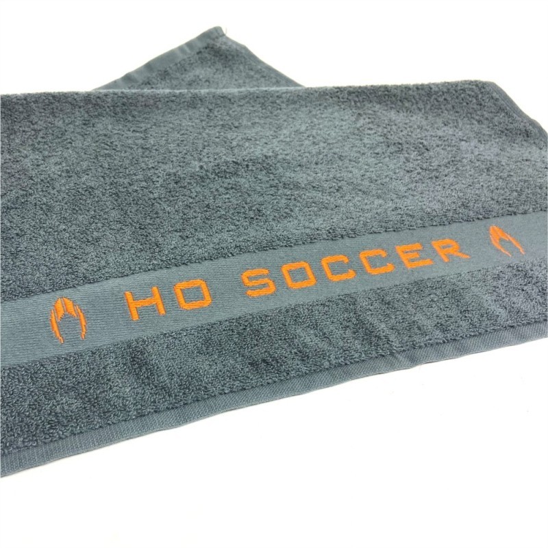 Toalha ho soccer cinza/laranja