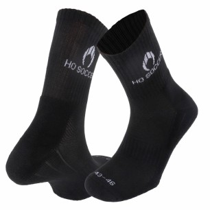 Meias desportivas negras meia-copa