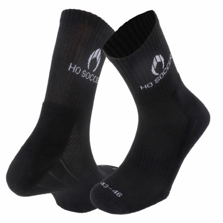 Meias desportivas negras meia-copa