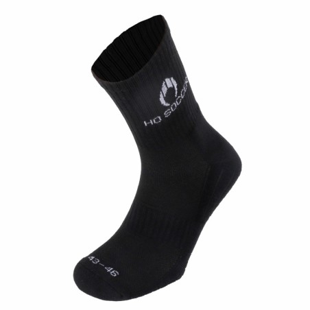 Meias desportivas negras meia-copa