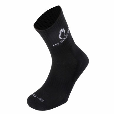 Meias desportivas negras meia-copa