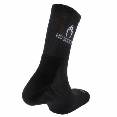 Meias desportivas negras meia-copa