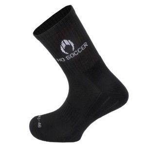 Meias desportivas negras meia-copa