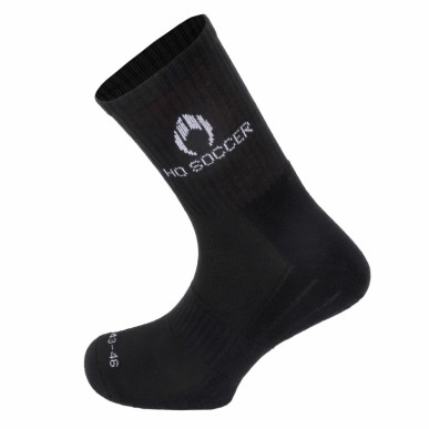 Meias desportivas negras meia-copa