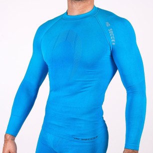 Camisola térmica manga comprida azul