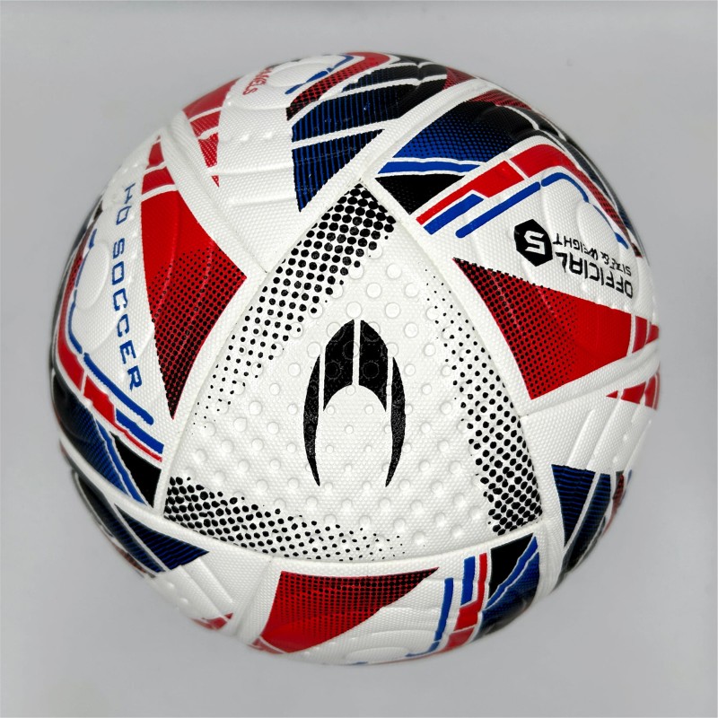 Bola Futebol Premium Vermelho - Azul