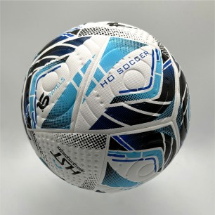 Bola Futebol Premium Azul - Branco