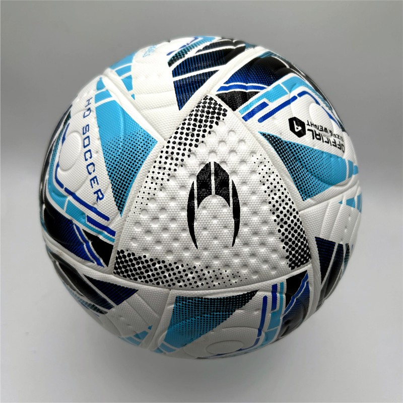 Bola Futebol Premium Azul - Branco