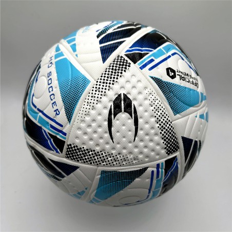 Bola Futebol Premium Azul - Branco