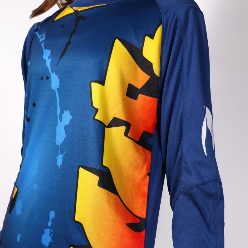 Camisola graffiti criança azul